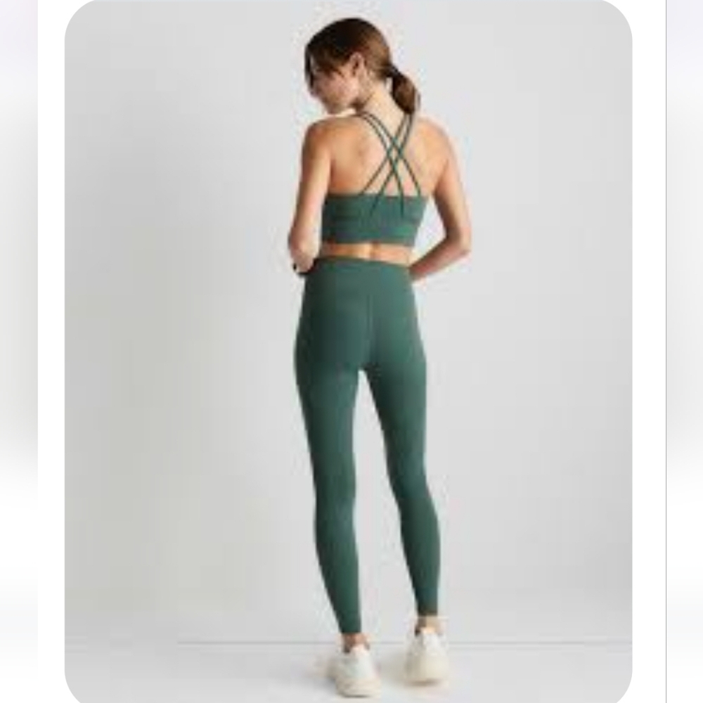 Quince Power Up High Rise Legging Sz XL New True Navy